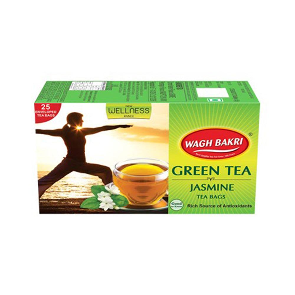 Green Tea with Jasmine Wagh Bakri 25 Bags